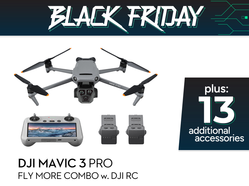 DJI Mavic 3 Pro Black Friday Combo w. DJI RC